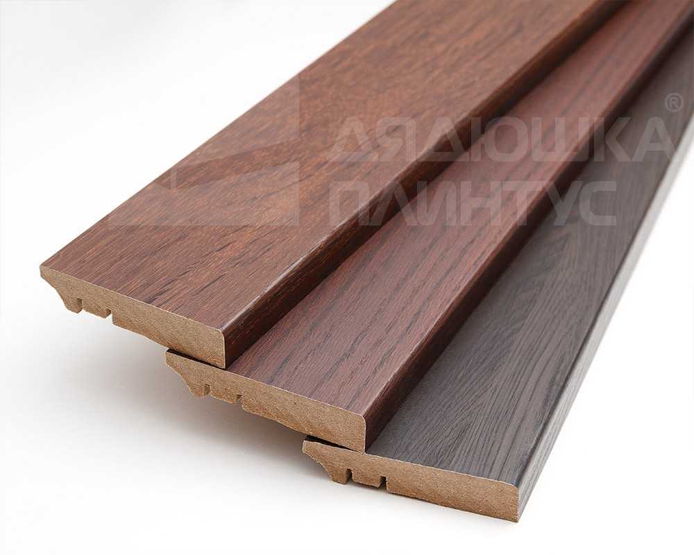 Плинтус МДФ Волшебная палочка. Гарден 219 Дуб темный