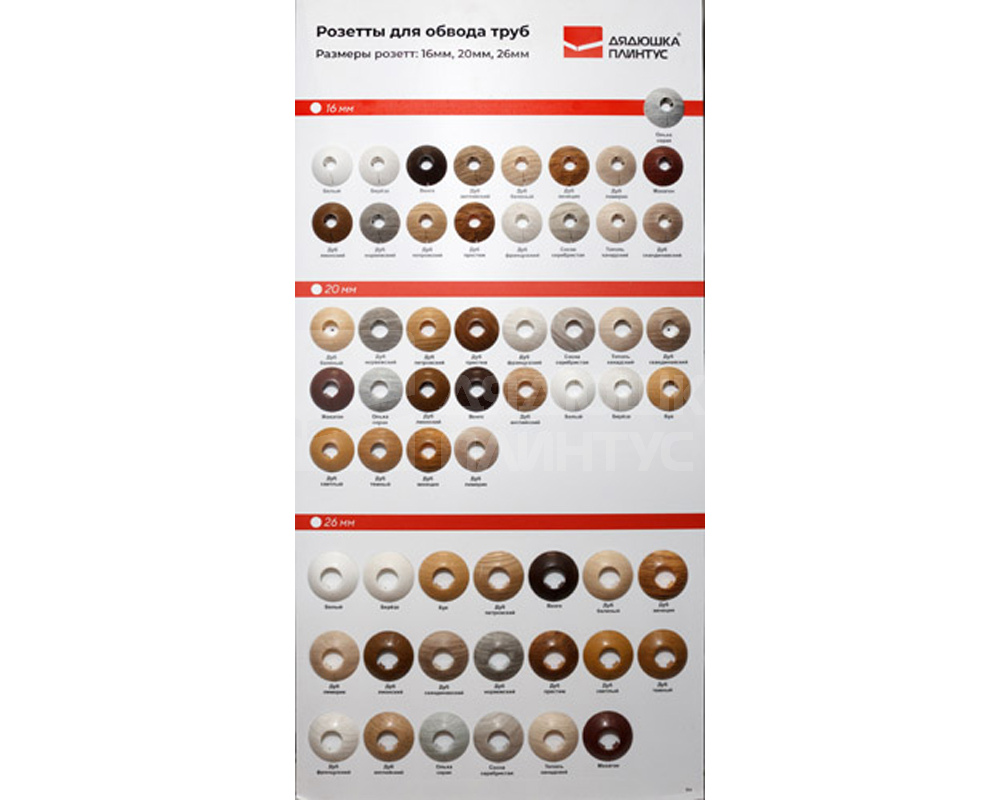 Обвод для труб 1/2 ПВХ ИДЕАЛ 22мм 201 Дуб