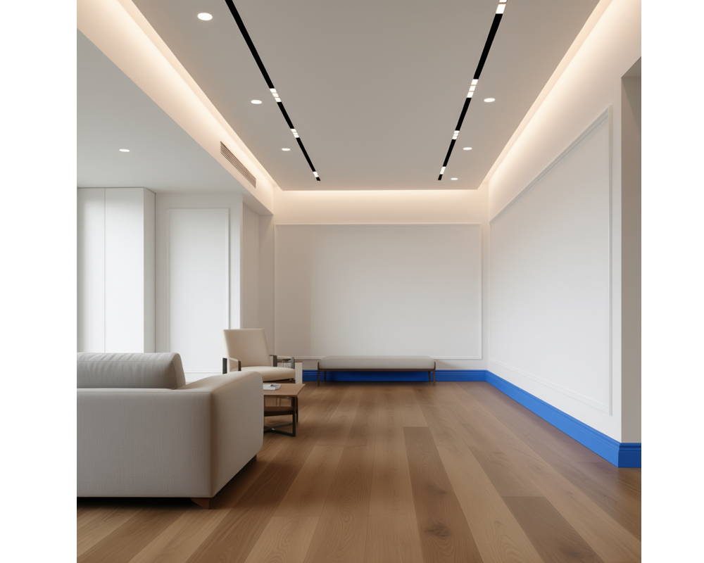 Плинтус из полистирола высокой плотности NMC Wallstyl FB1 Белый