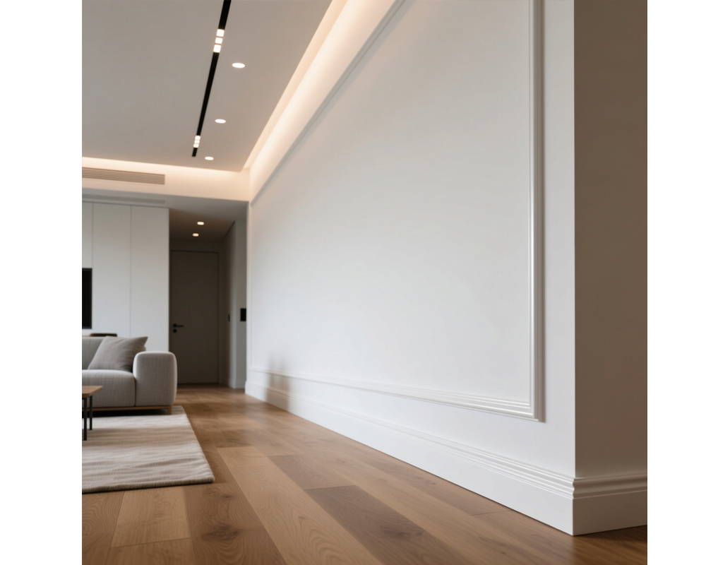 Плинтус ПОЛИСТИРОЛ HI WOOD B140 140мм х 17.5мм х 2,0м. Окраска включена в стоимость