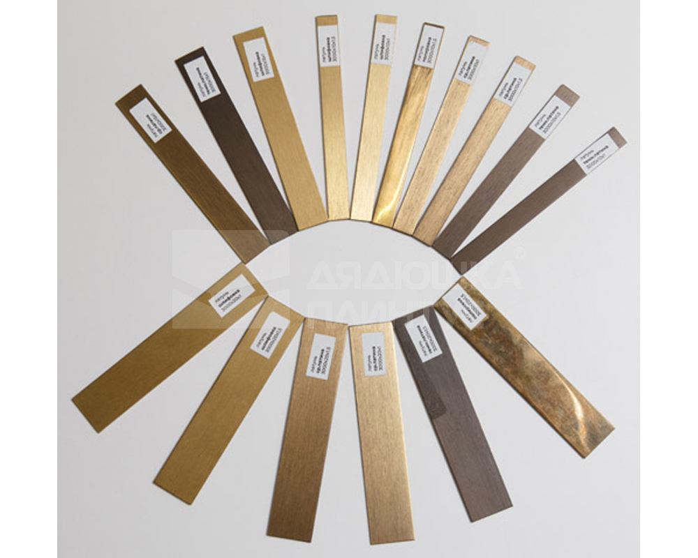 Полоса (латунь/шлифовка/лак, 3 000х10х1)