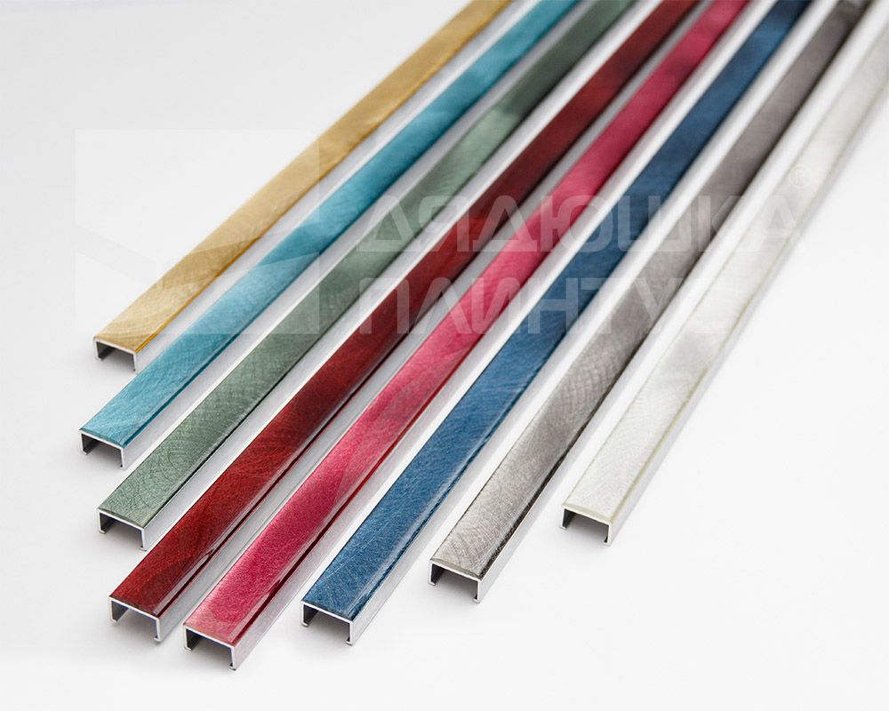 Профиль алюминиевый П-образный Alumacer 8*10мм 2,4м Изумрудный