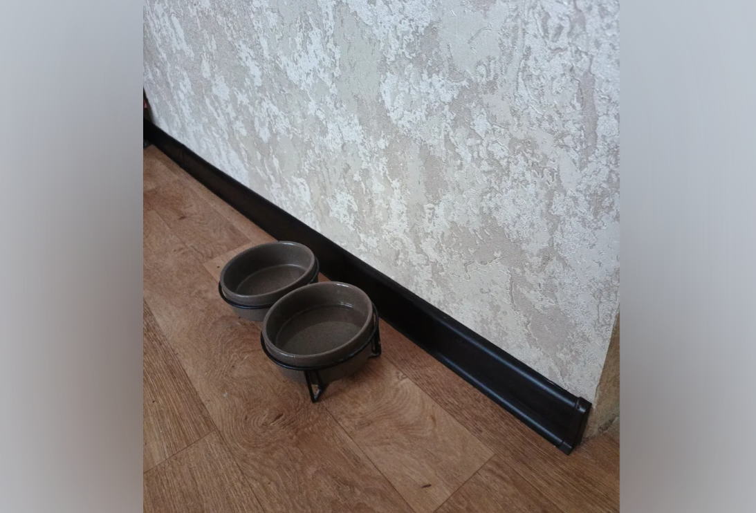 Плинтус ПВХ с кабель-каналом Рико Лео 176 Венге