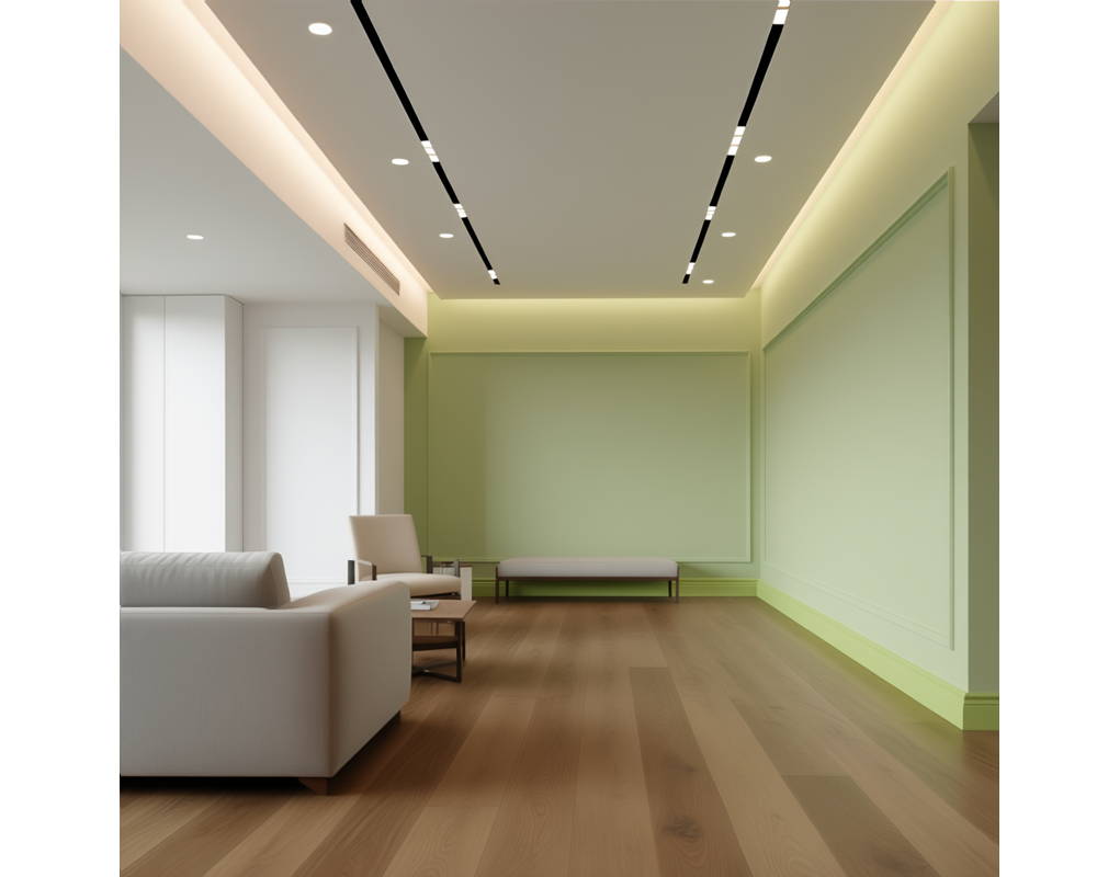 Плинтус ПОЛИСТИРОЛ HI WOOD B140 140мм х 17.5мм х 2,0м. Окраска включена в стоимость