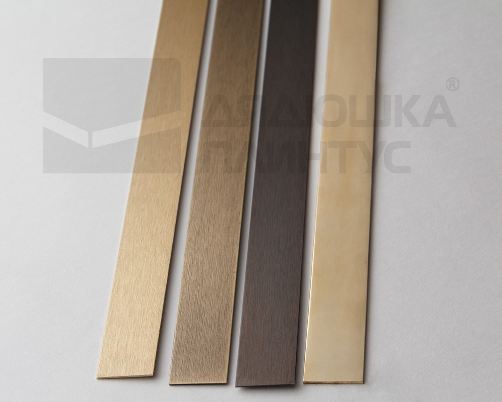 Полоса (латунь/патина темная, 3 000х15х1)