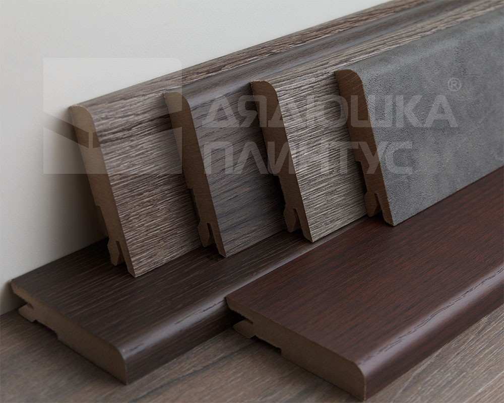 Плинтус МДФ Лука Пл 80МДФ.2700.Point line 24054 Филадельфия графит