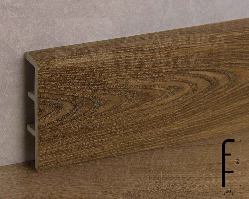 Плинтус ПВХ Рико Концепт 80мм 2,2м. 80106