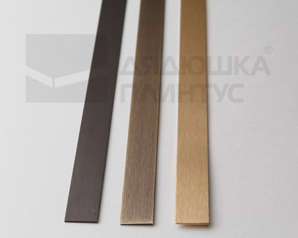 Полоса (латунь/патина темная, 3 000х15х1)