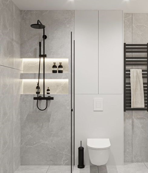 Алюминиевый внутренний профиль универсальный ПО-В9 (92481PF7)  белый муар 2,7 м.