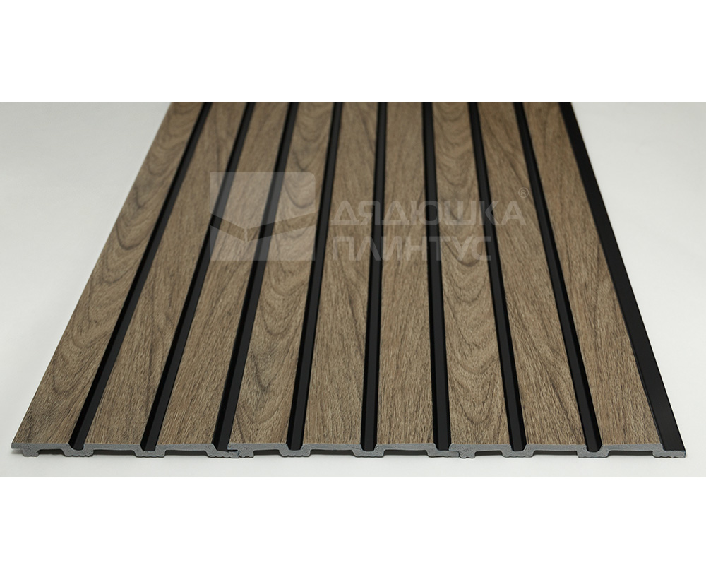 Панель вспененный полистирол ГРЕЙС 3D RAIL 120*2700 мм. Дуб антик