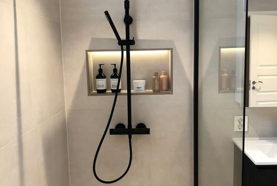 Алюминиевый внутренний профиль универсальный ПО-В9 (79107PF7)  черный муар 2,7 м.