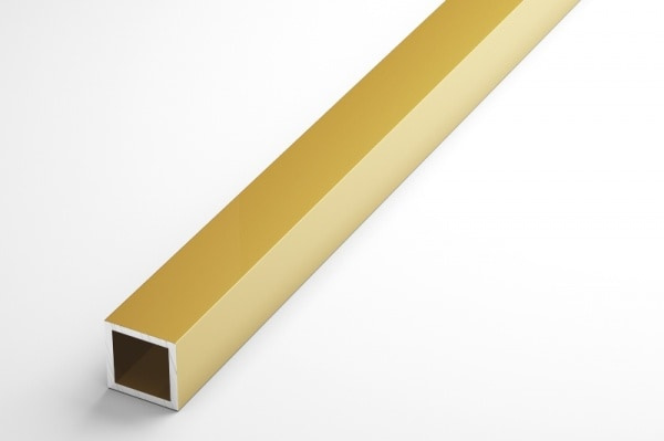 Труба квадратная 25х25 мм ТКв 04.2000.502л Золото. Цена за 5 штук