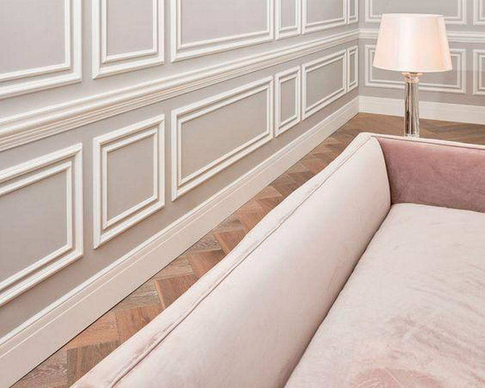 Плинтус ПОЛИСТИРОЛ HI WOOD B100V1 103мм х 22мм х 2,0м. Окраска включена в стоимость