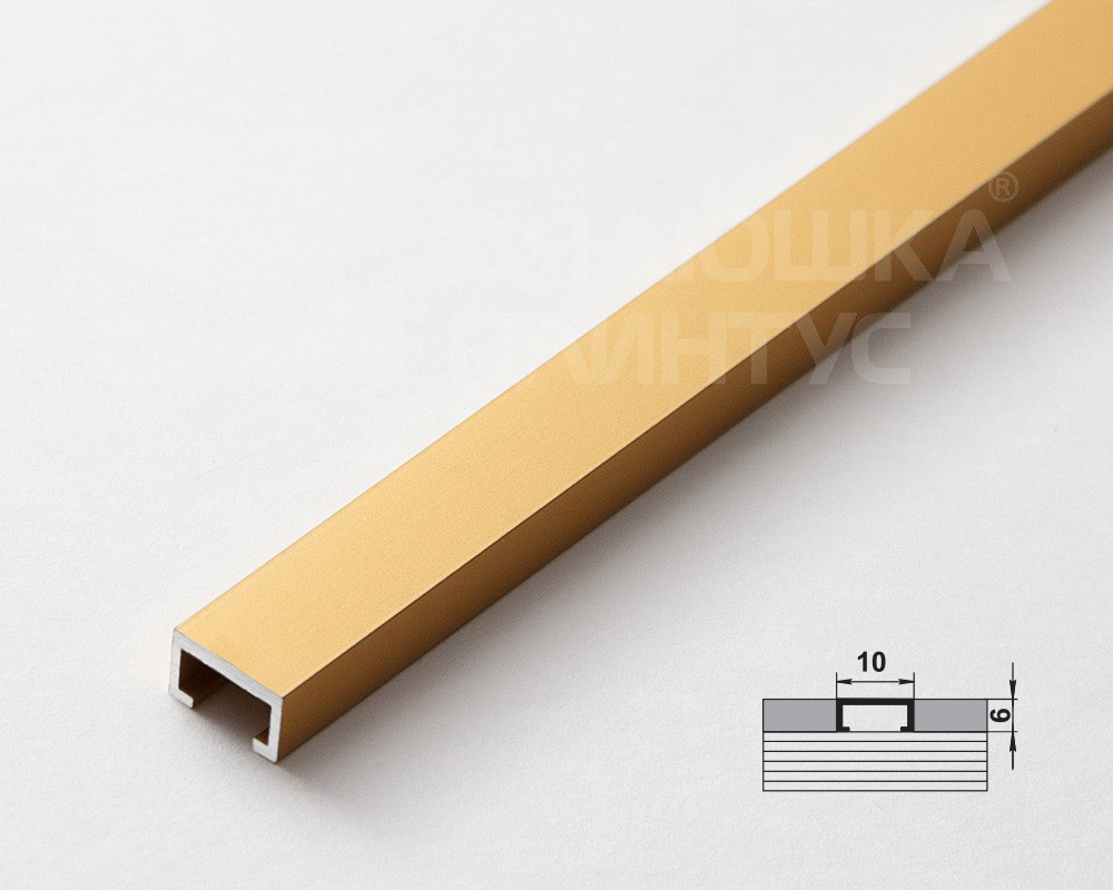 Профиль разделительный ПП 02.2500.02л Золото
