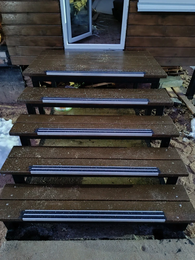 Порог угловой ПУ 71.900.04л Бронза