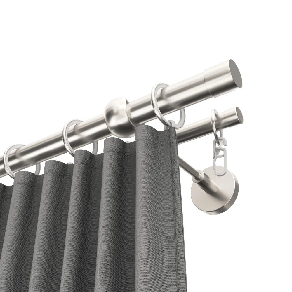 Карниз двухрядный кованый УЮТ d25мм 1,6м Сталь