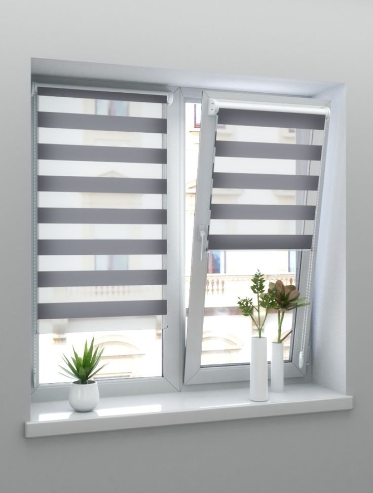 Роллета день/ночь КАНЗАС УЮТ 60*160 Светло-серый