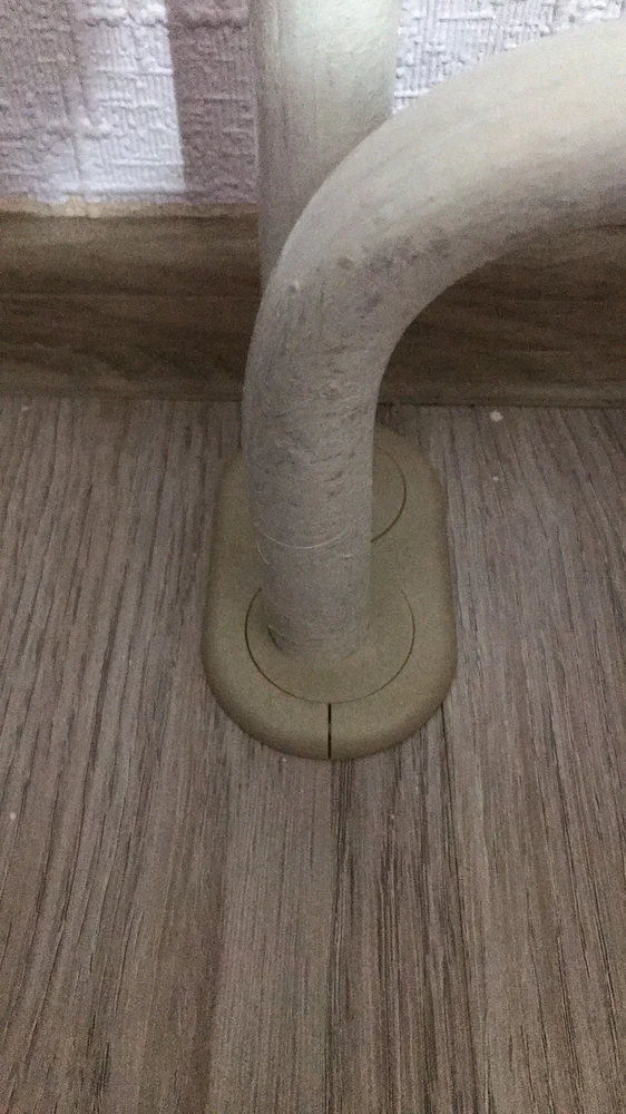 Двойной обвод для труб ПВХ d20 Серый