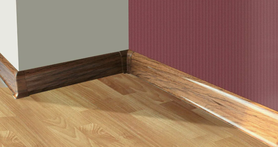 Плинтус ПВХ Волшебная палочка 58мм 2,2м 5808