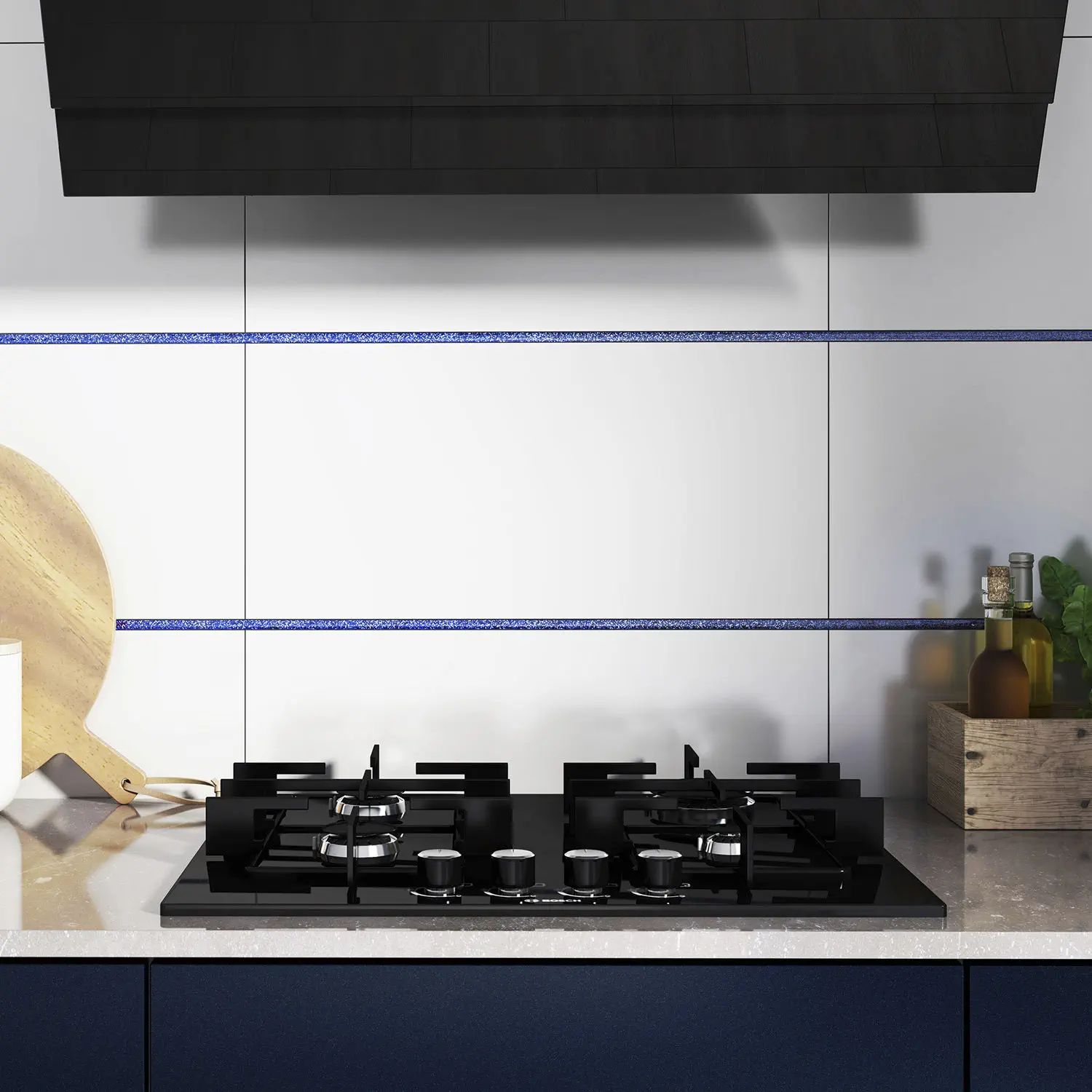 Профиль алюминиевый П-образный Alumacer 8*10мм 2,4м Изумрудный