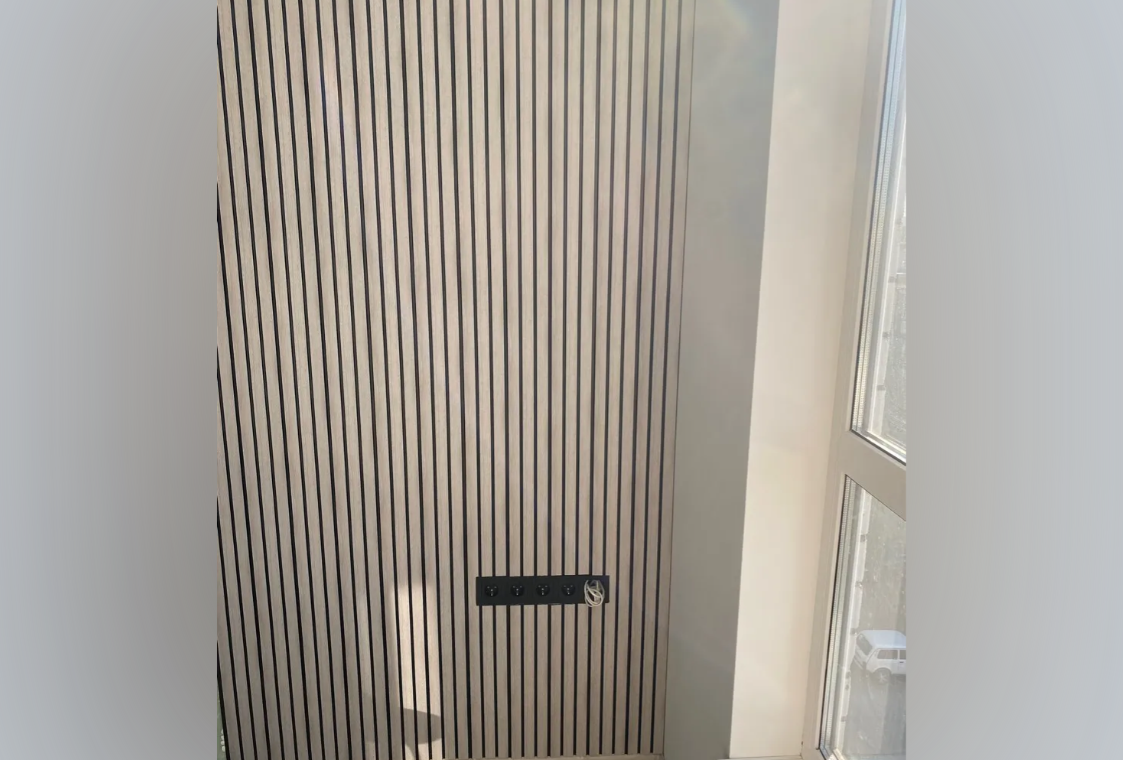 Панель вспененный полистирол ГРЕЙС 3D RAIL 120*2700 мм.  Мербау