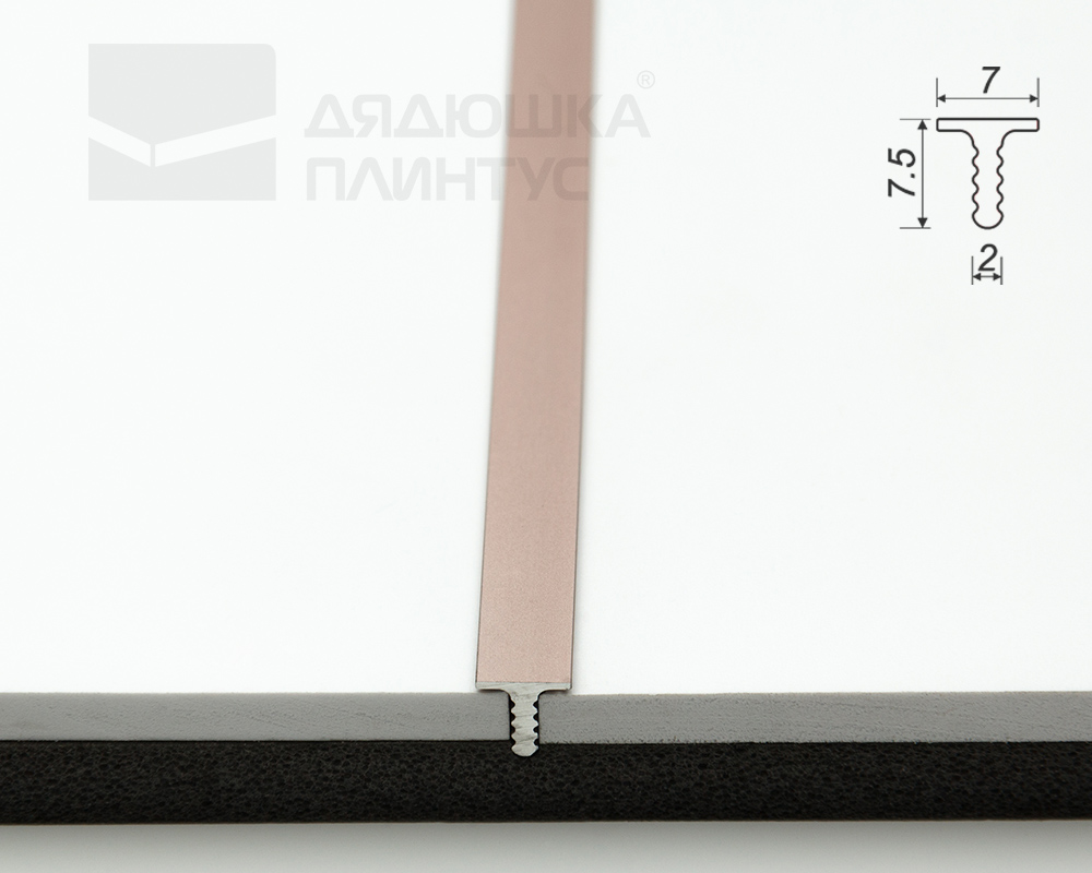 Теневой профиль Decaro Engineering D009.3A Медь 3,0 м