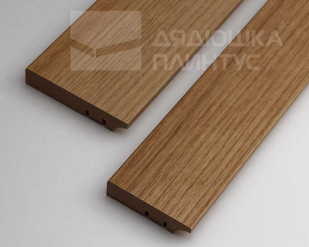 Плинтус МДФ Волшебная палочка Гарден 60 мм. 204 Ясень серый