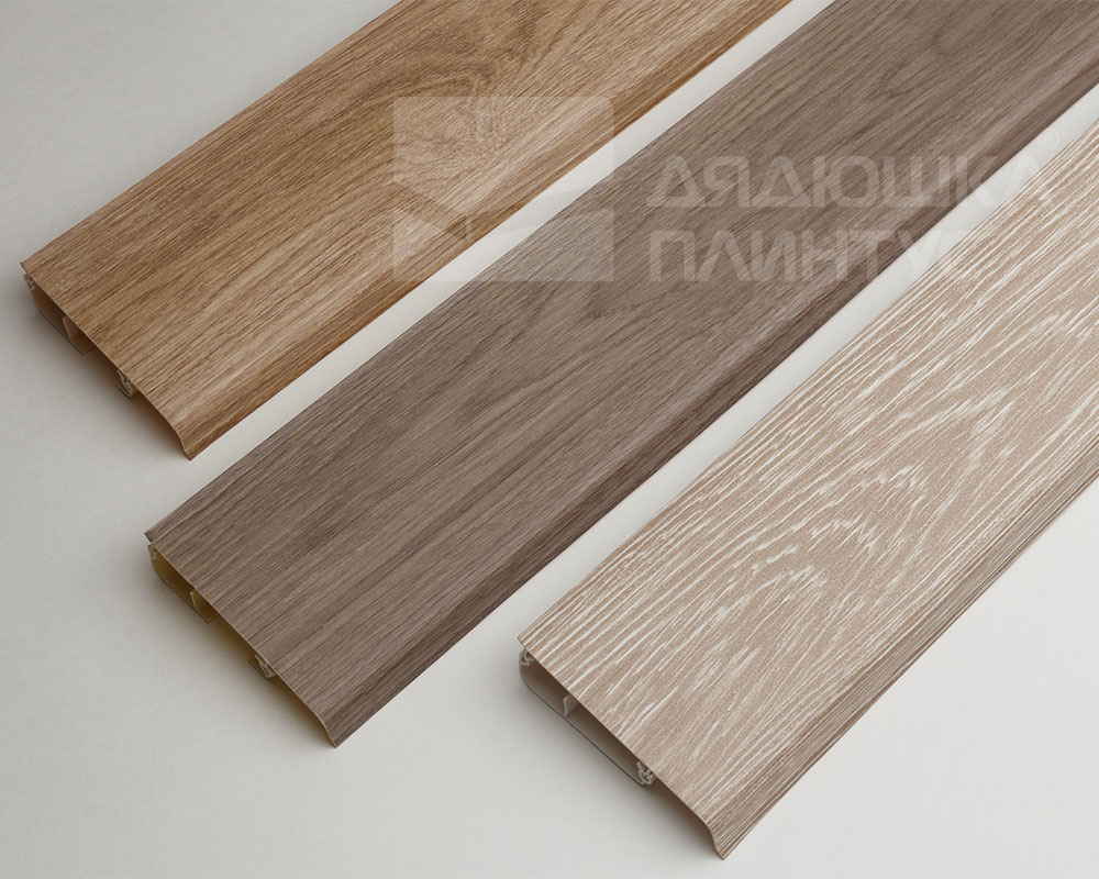 Плинтус ПВХ Salag Lima 72мм 2,5м LY0011 Дуб Канадский