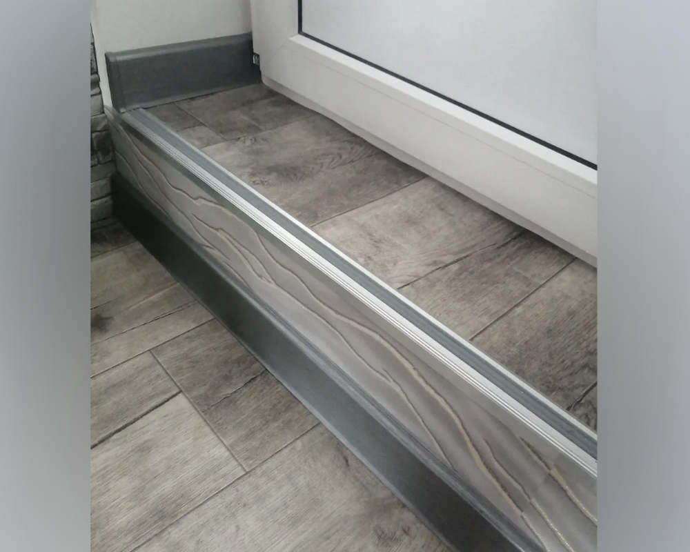 Порог одноуровневый ПС 08.900.03 Шоколад