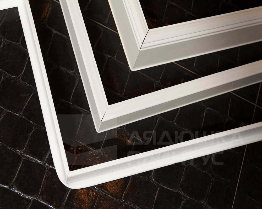 Плинтус ХДФ Dollken Cubu Flex Life XL 60 мм х 2,5 м 5012 Белый