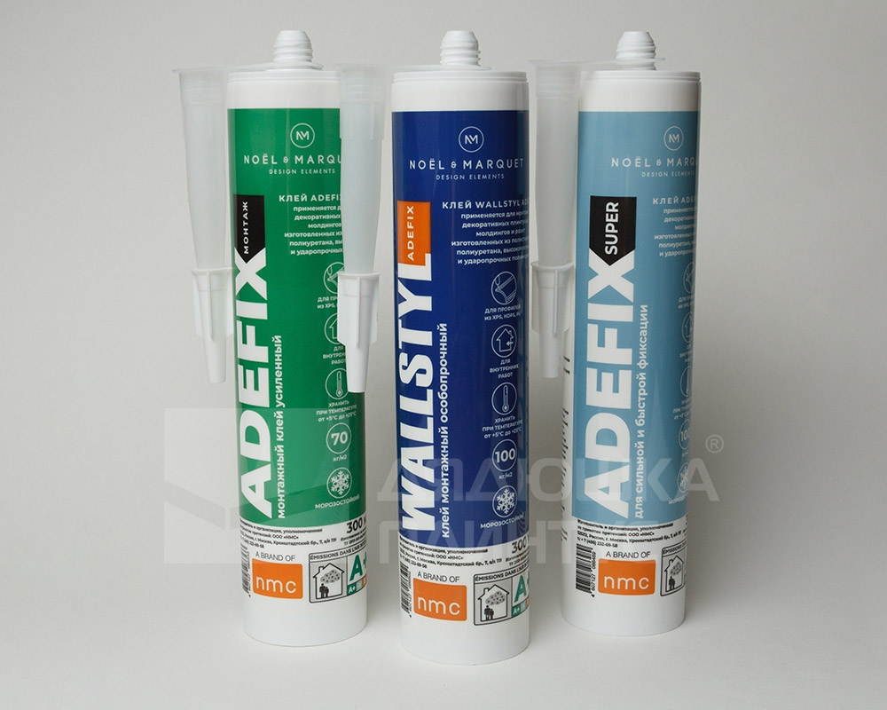 Клей монтажный акриловый белый "Adefix Монтаж" 300 мл