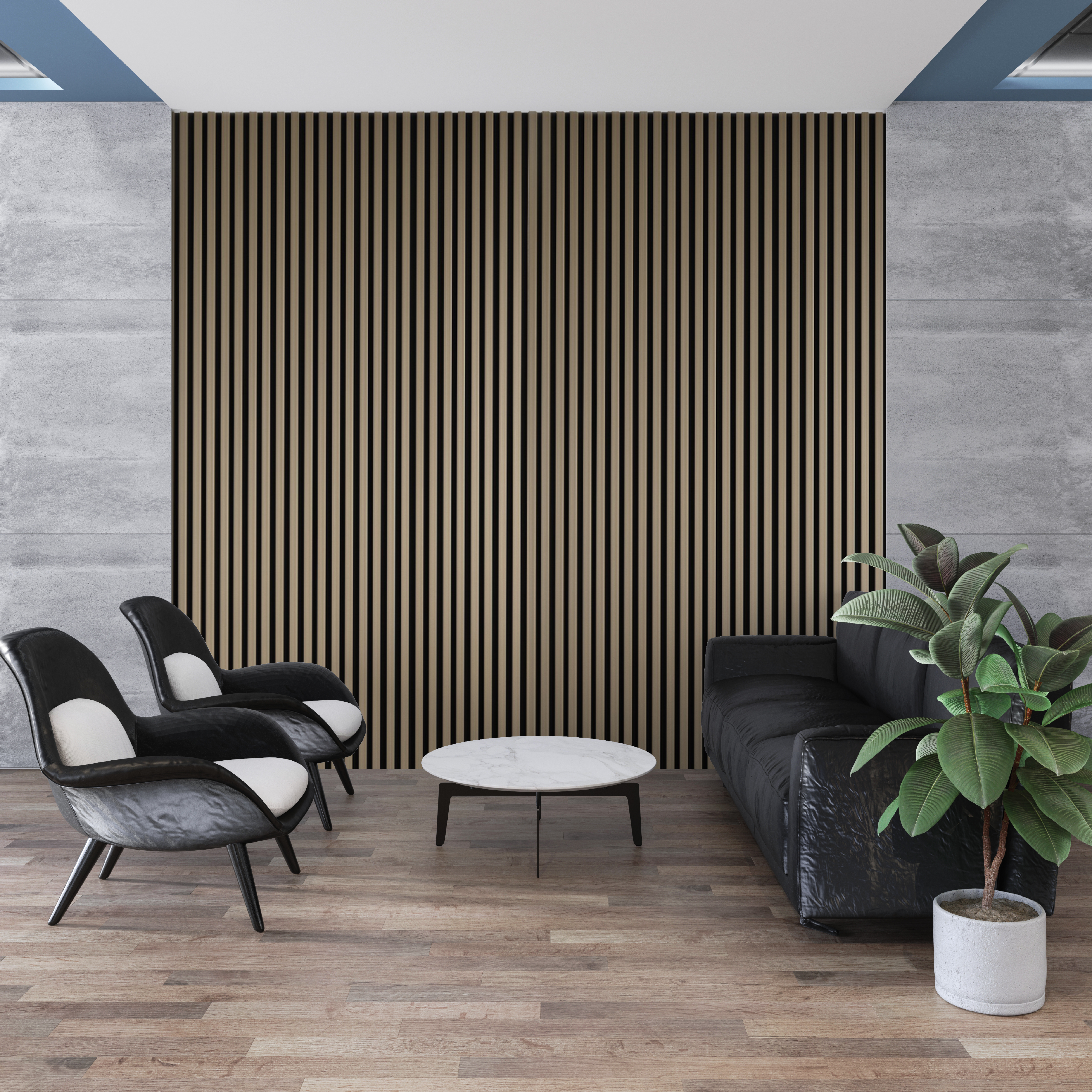 Панель вспененный полистирол ГРЕЙС 3D RAIL 120*2700 мм. Клен