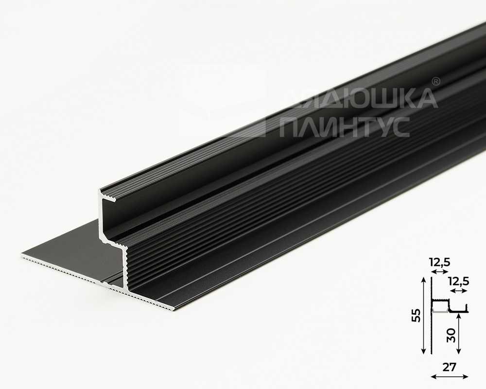 Теневой профиль Decaro Engineering D001А Black 2,0 м