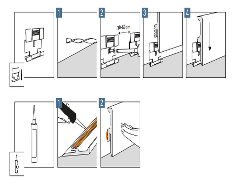 Плинтус Arbiton VIGO60 177  Дуб пекала 2,2 м