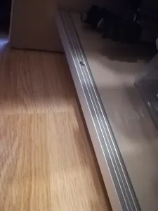 Порог угловой ПУ 03.2700.204л Бронза