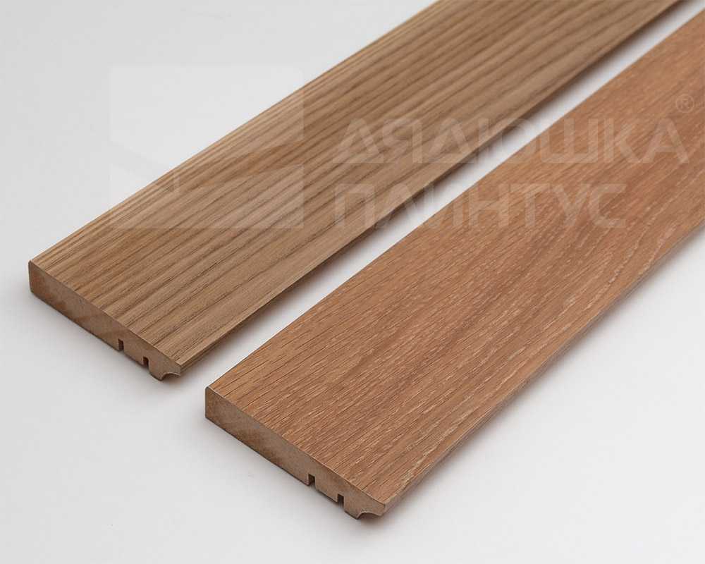 Плинтус МДФ Волшебная палочка Гарден 60 мм. 204 Ясень серый