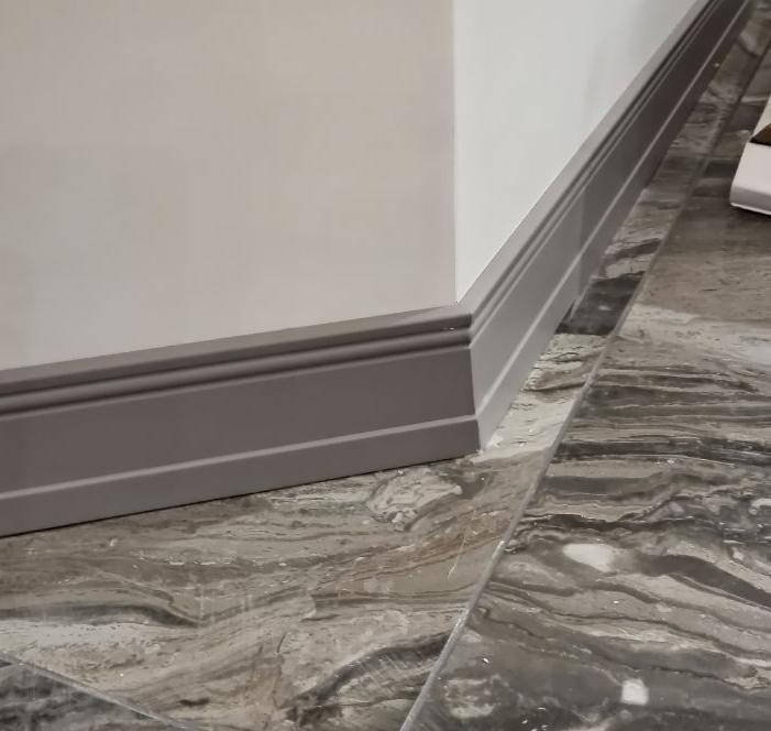 Плинтус ПОЛИСТИРОЛ HI WOOD B95 94,5мм х 17мм х 2,0м. Окраска включена в стоимость