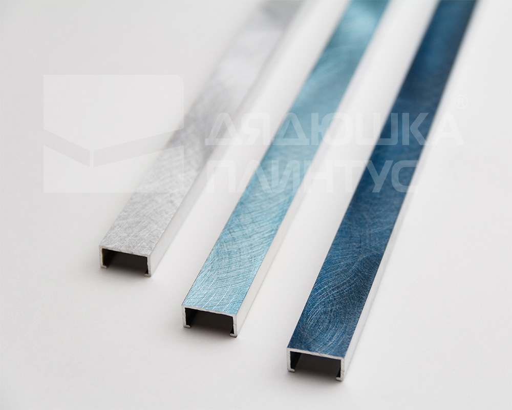 Профиль алюминиевый П-образный Alumacer 8*10мм 2,4м Изумрудный