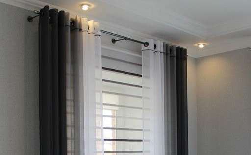 Карниз двухрядный кованый УЮТ D25мм 3,2м Черный