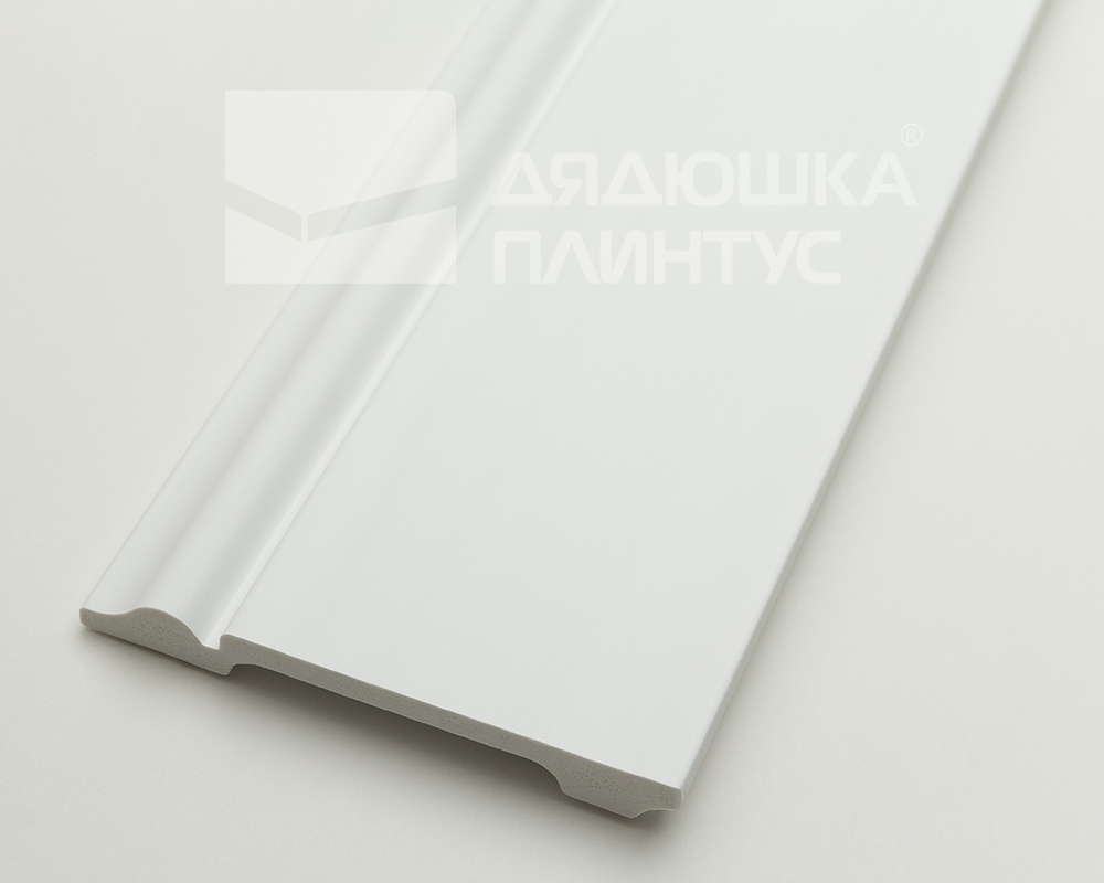 Плинтус из полистирола высокой плотности Волшебная палочка MSPOL 110 120*15*2000 Белый под покраску