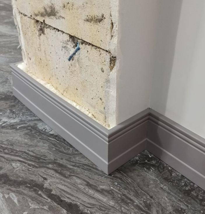 Плинтус ПОЛИСТИРОЛ HI WOOD B95 94,5мм х 17мм х 2,0м. Окраска включена в стоимость