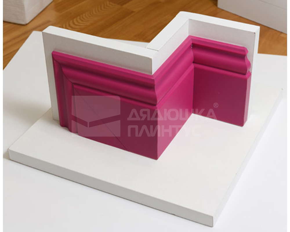 Плинтус ПОЛИСТИРОЛ HI WOOD B100V1 103мм х 22мм х 2,0м. Окраска включена в стоимость