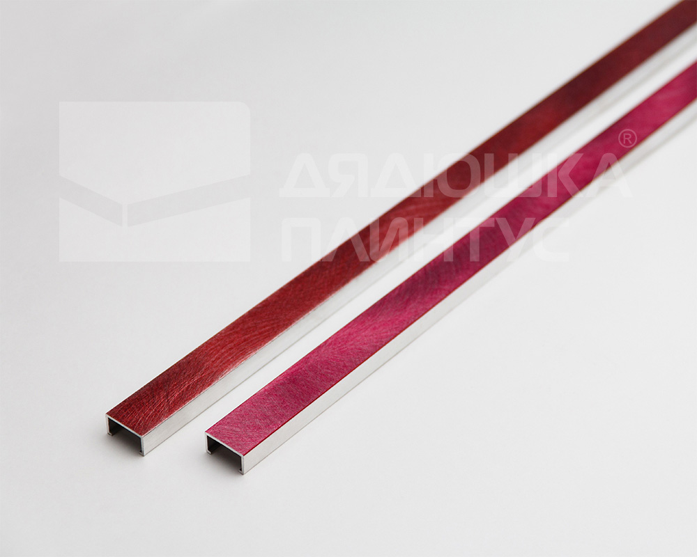 Профиль алюминиевый П-образный Alumacer 8*10мм 2,4м Изумрудный