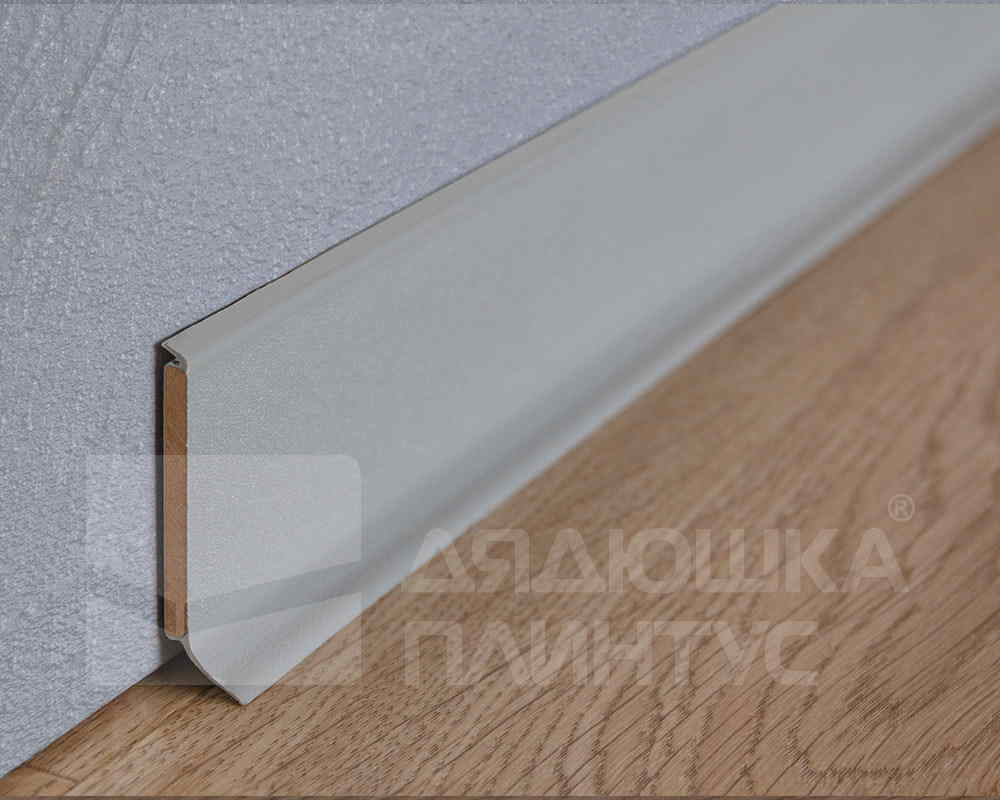 Плинтус ХДФ Dollken S100 100 мм х 2,575м 1184 Серый