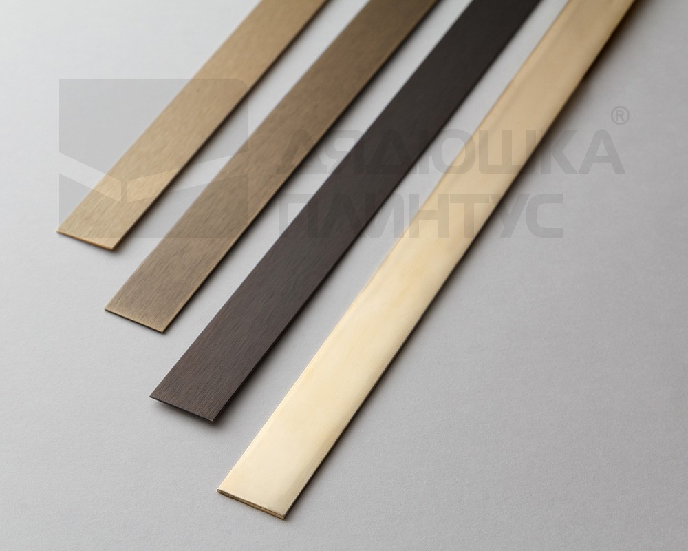 Полоса (латунь/патина темная, 3 000х15х1)